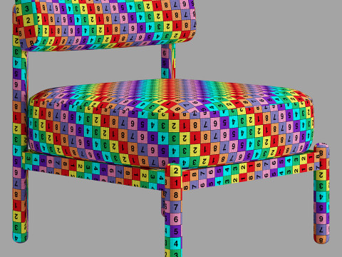 Cult furniture burley lounge chair Model 3D