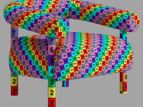 Cult furniture cielo armchair 3D Model
