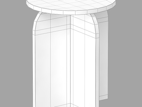Cult furniture coffee table set 1 Modello 3D