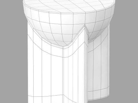 Cult furniture coffee table set 1 3D Model