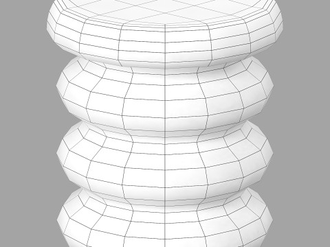 Cult furniture coffee table set 1 Modello 3D