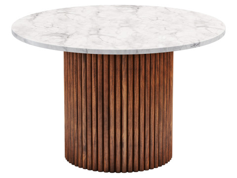 Cult furniture dining set medby table-wish chair Modelo 3D
