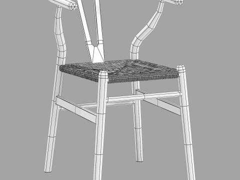 Cult furniture dining set medby table-wish chair Modelo 3D