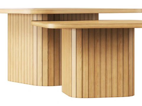 Cult furniture emery coffee tables 3D Model