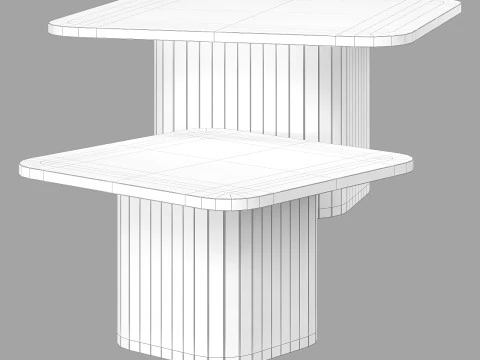 Cult furniture emery coffee tables 3D Model