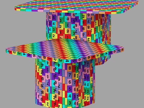 Cult furniture emery coffee tables 3D Model