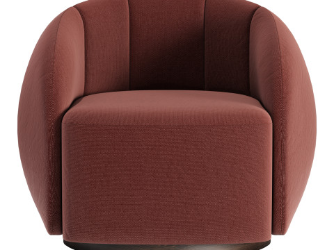 Cult furniture emile swivel armchair 3Dモデル