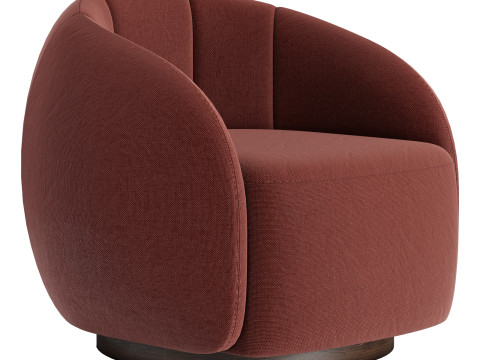 Cult furniture emile swivel armchair 3Dモデル