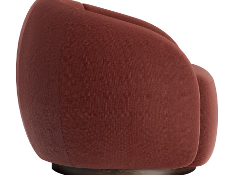 Cult furniture emile swivel armchair 3Dモデル