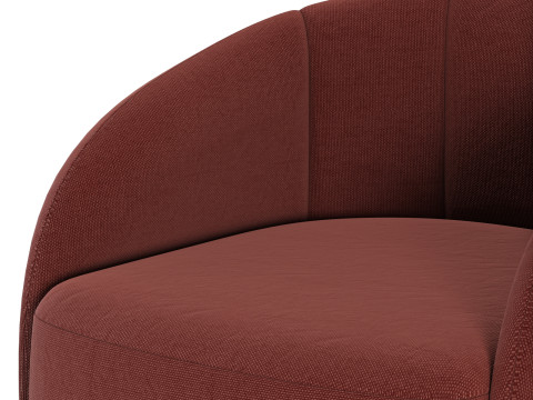 Cult furniture emile swivel armchair 3Dモデル