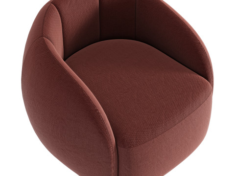 Cult furniture emile swivel armchair 3Dモデル