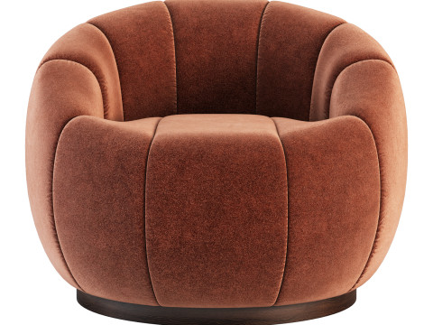 Cult furniture ivy swivel armchair Model 3D