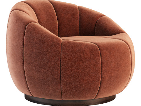 Cult furniture ivy swivel armchair Model 3D