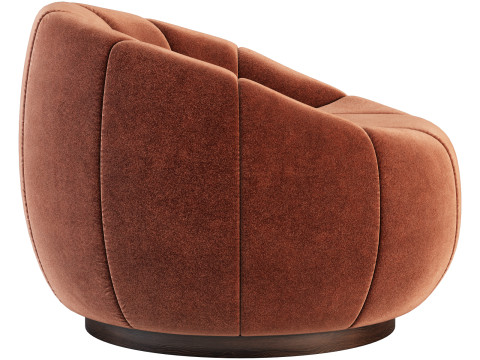 Cult furniture ivy swivel armchair Model 3D