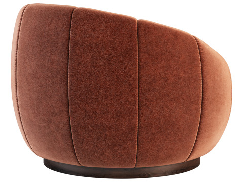 Cult furniture ivy swivel armchair Model 3D