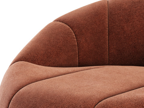 Cult furniture ivy swivel armchair Model 3D