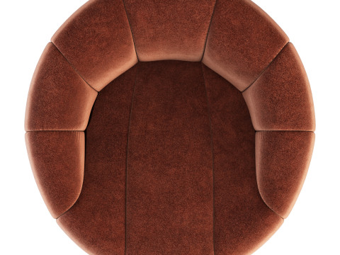 Cult furniture ivy swivel armchair Model 3D
