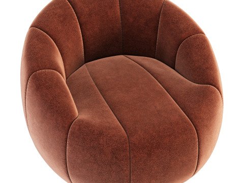 Cult furniture ivy swivel armchair Model 3D