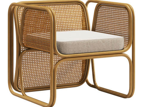 Cult furniture kupu kupu armchair 3D Model