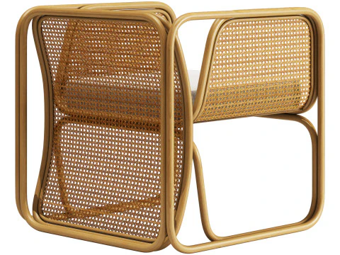 Cult furniture kupu kupu armchair 3D Model