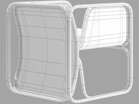 Cult furniture kupu kupu armchair 3D Model