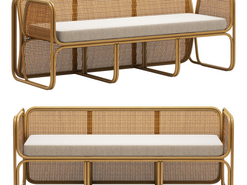 Cult furniture kupu kupu sofa 3D Model