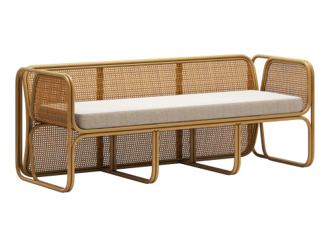 Cult furniture kupu kupu sofa Modello 3D