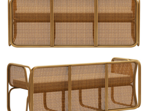 Cult furniture kupu kupu sofa Modello 3D