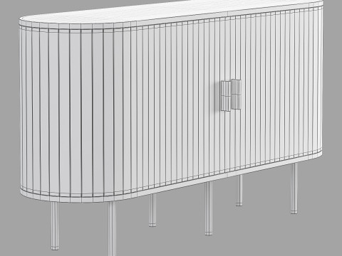 Cult furniture mika sideboard 3D Model