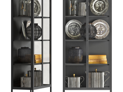 Cult furniture newcastle large display cabinet 3D Model