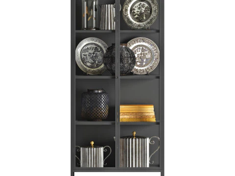 Cult furniture newcastle large display cabinet 3D Model