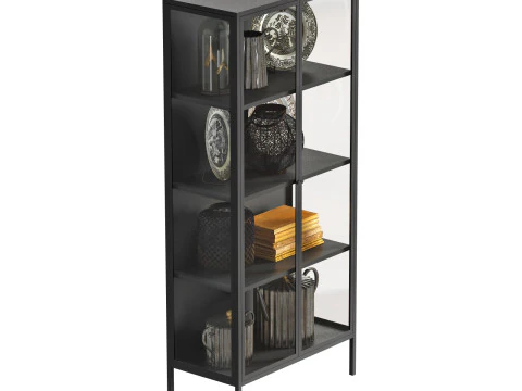 Cult furniture newcastle large display cabinet 3D Model