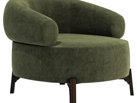Cult furniture reilly armchair Modelo 3D