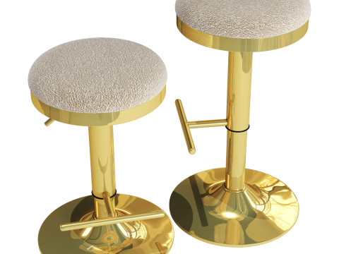Cult furniture romy adjustable stool 3Dモデル