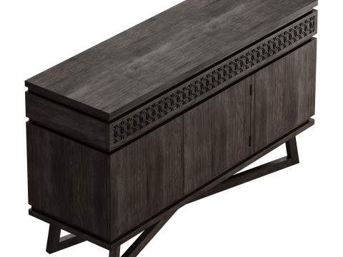 Cult furniture zephyr sideboard 3D Модель