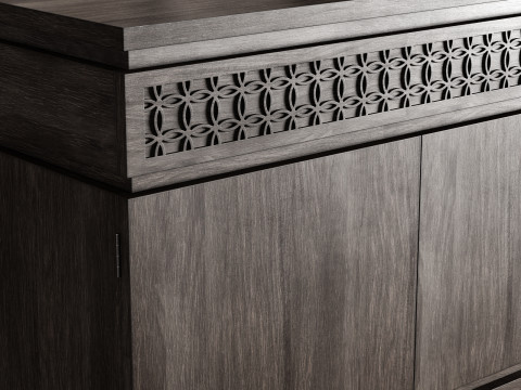 Cult furniture zephyr sideboard 3D Модель