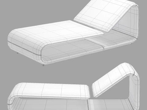 Desalto clip daybed 3D Model