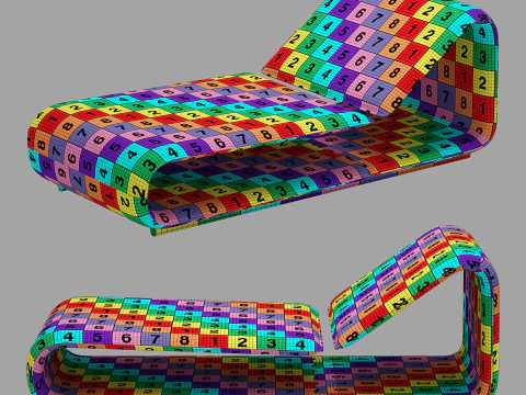 Desalto clip daybed 3D Model
