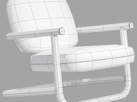Desalto strong special armchair 3Dモデル