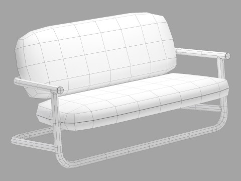 Desalto strong special sofa 3D Модель