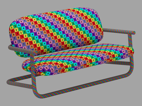 Desalto strong special sofa 3D Модель