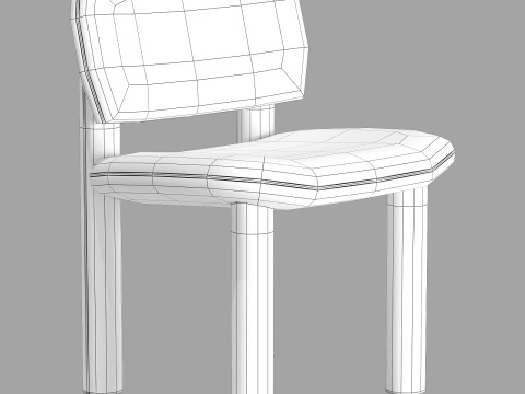 Driade tottori chair 3Dモデル