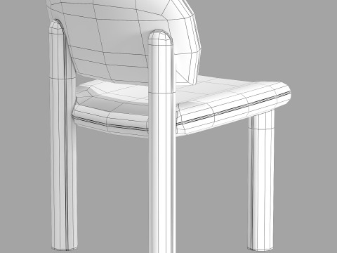Driade tottori chair 3Dモデル