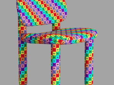 Driade tottori chair 3D Model