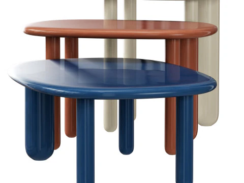 Driade tottori coffe tables 3D Model