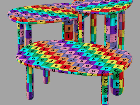 Driade tottori coffe tables 3Dモデル