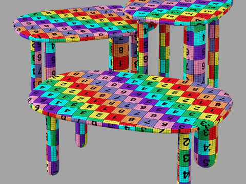 Driade tottori coffe tables 3D Model