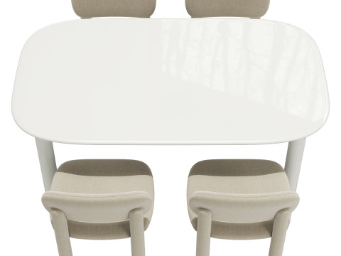 Driade tottori dining set 3Dモデル