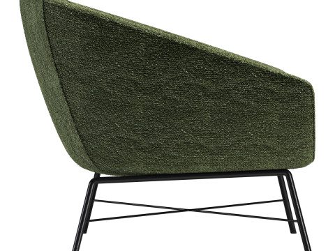 Ethnicraft barrow lounge chair 3D Model