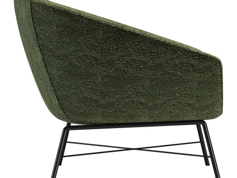Ethnicraft barrow lounge chair 3D Model